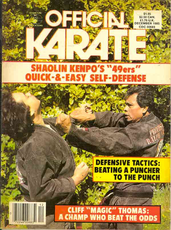 12/85 Official Karate